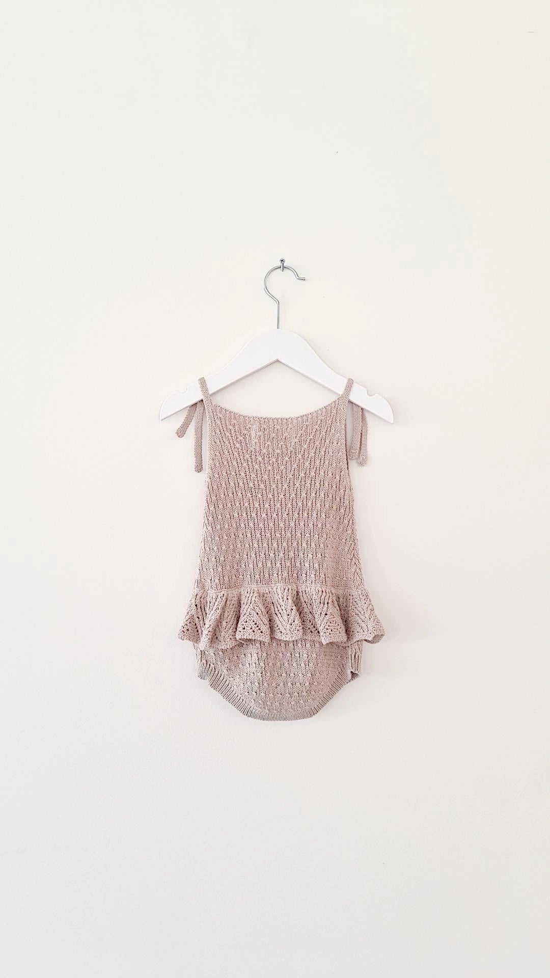 BOWIE KNIT ROMPER
