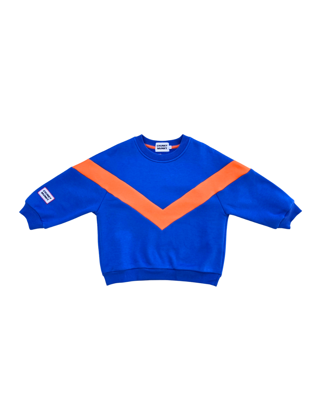 CHUNKY SWEAT - ELECTRIC BLUE & ORANGE