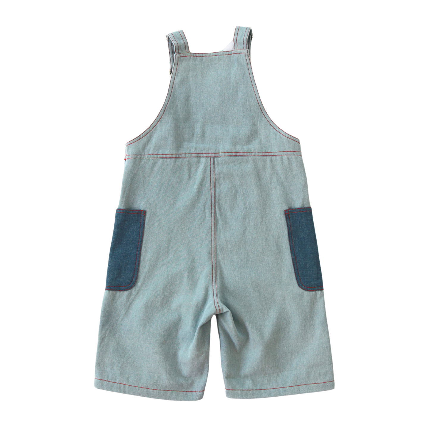 미니-메니스 데님 오버롤