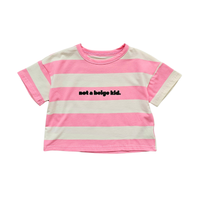 NOT A BEIGE KID T-SHIRT