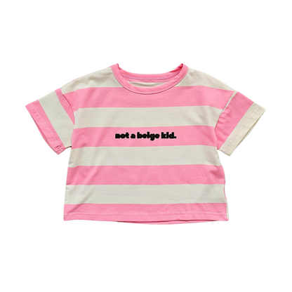 NOT A BEIGE KID T-SHIRT