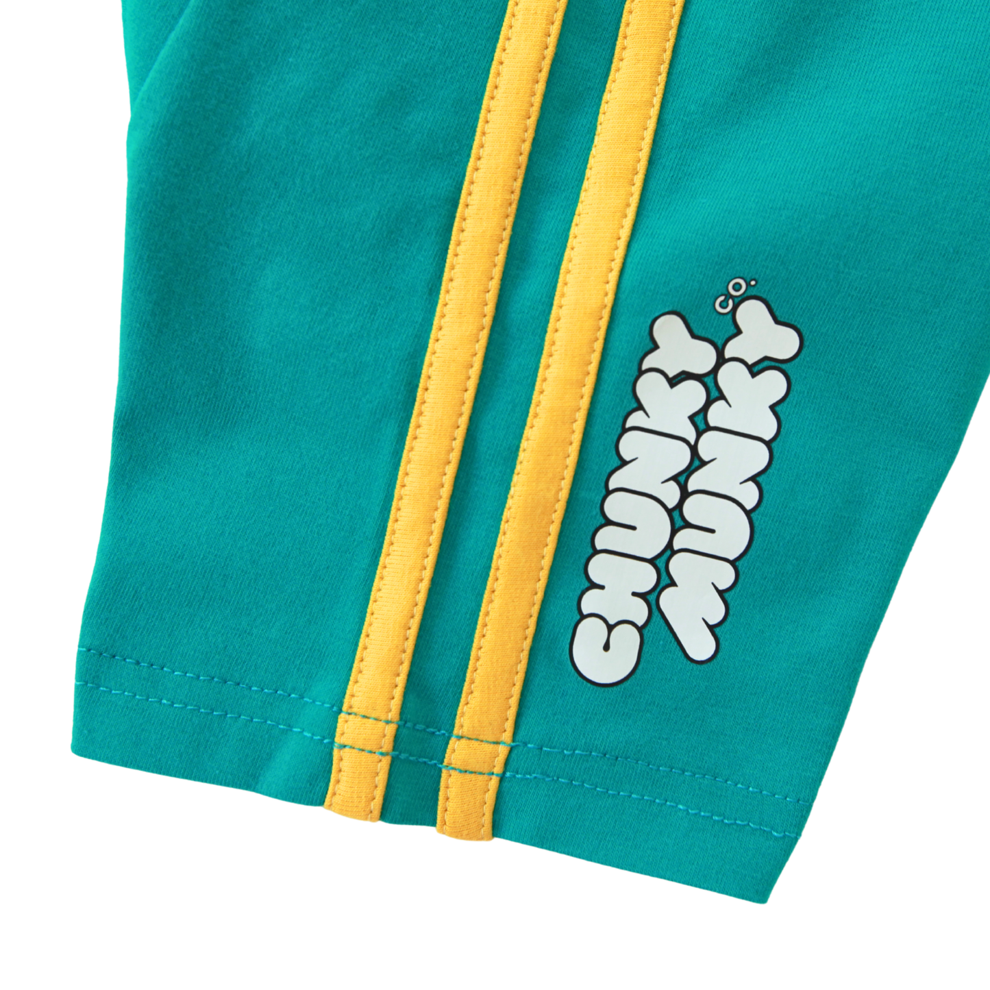 COLOR-BANDIT STRIPE BIKE SHORTS