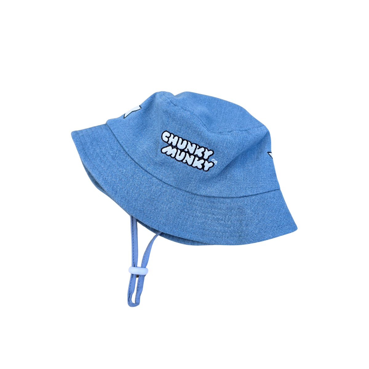 ANTI-BEIGE KIDS CLUB BUCKET HAT - WASHED DENIM