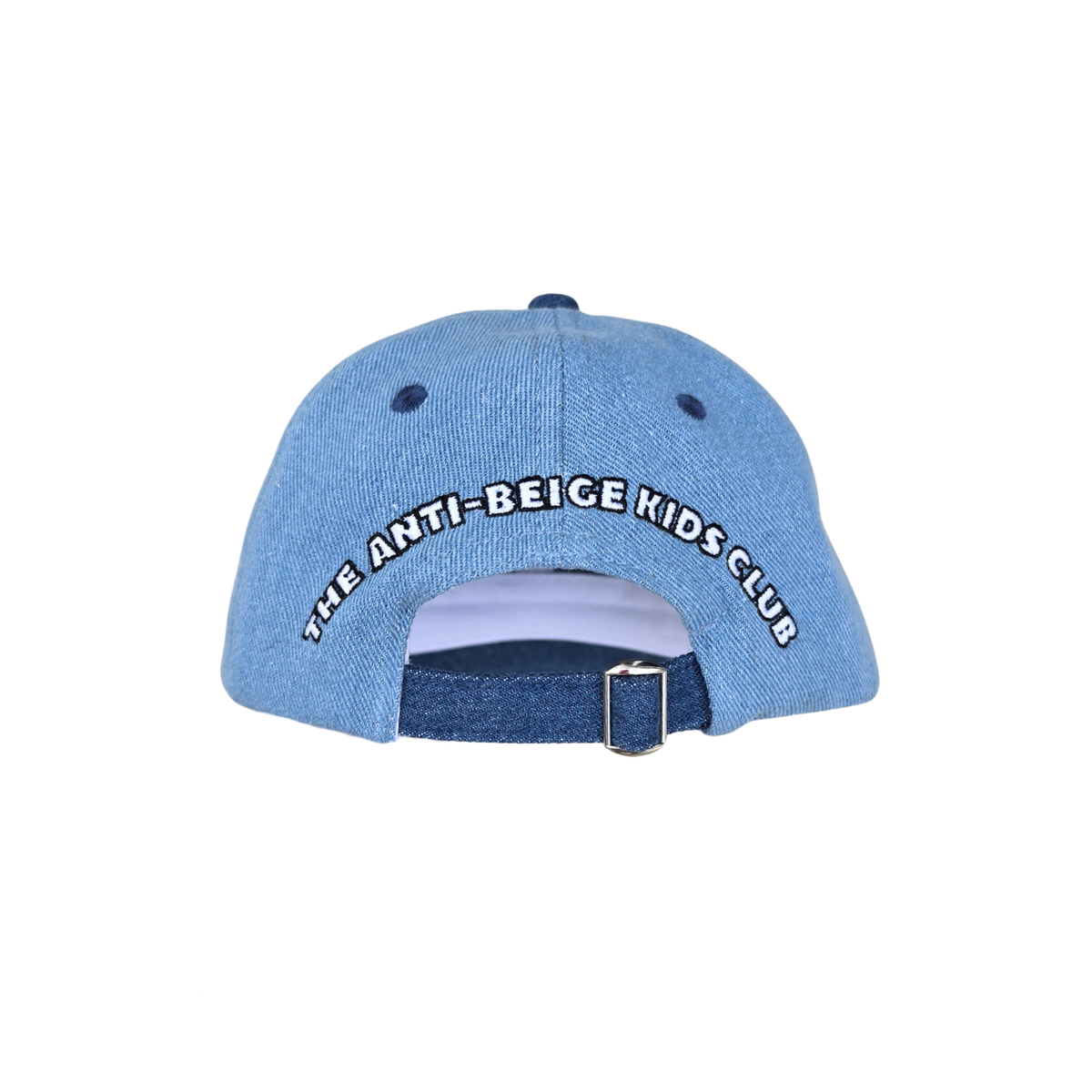 ANTI-BEIGE KIDS CLUB BASEBALL CAP - DUAL TONE DENIM