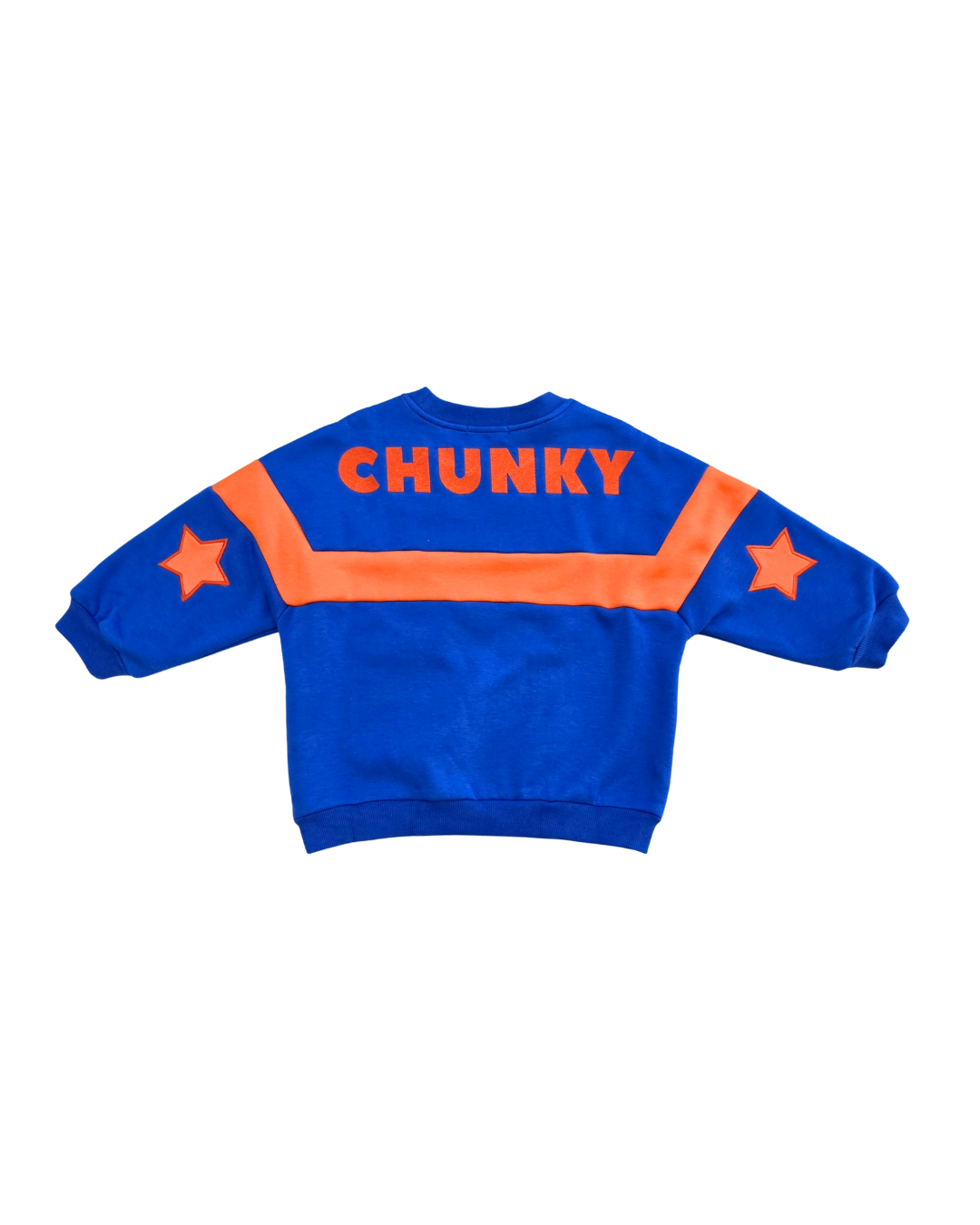 CHUNKY SWEAT - ELECTRIC BLUE & ORANGE