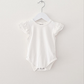 Flutter Short Sleeve Cotton Romper