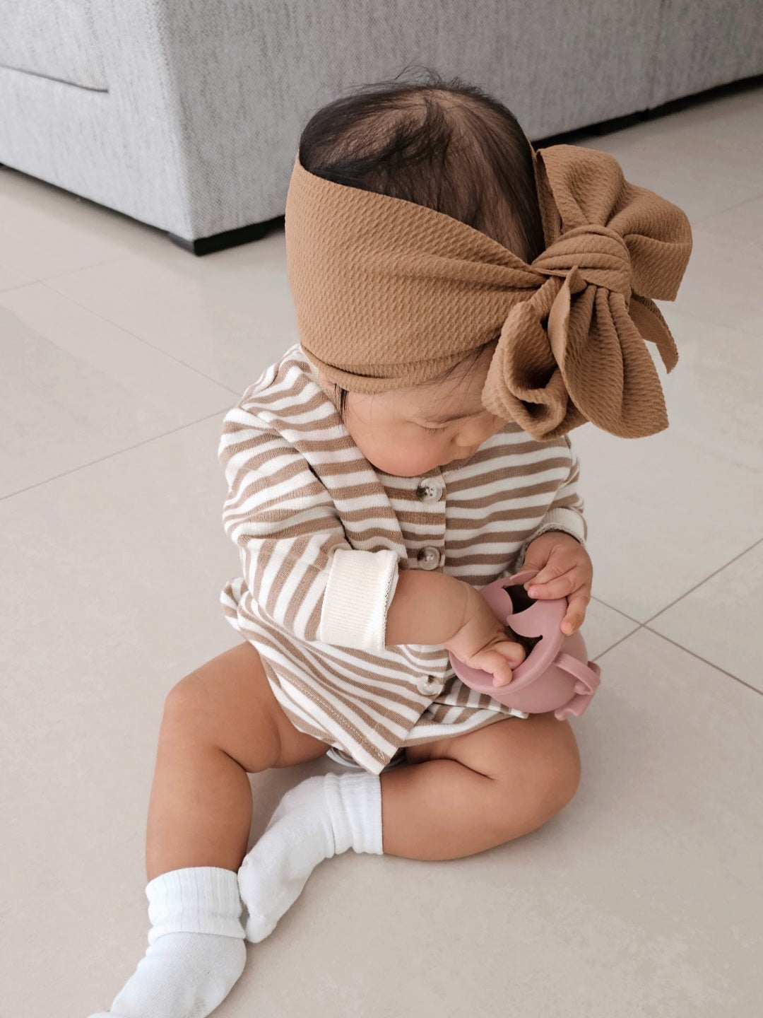 THE CHUNKY BOW HEAD BAND