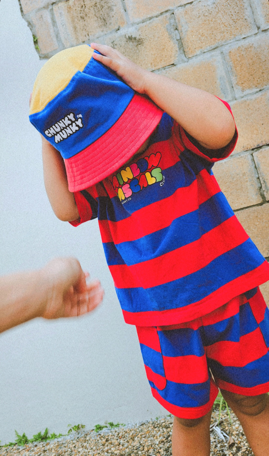 RASCAL ワイドストライプ ショーツ