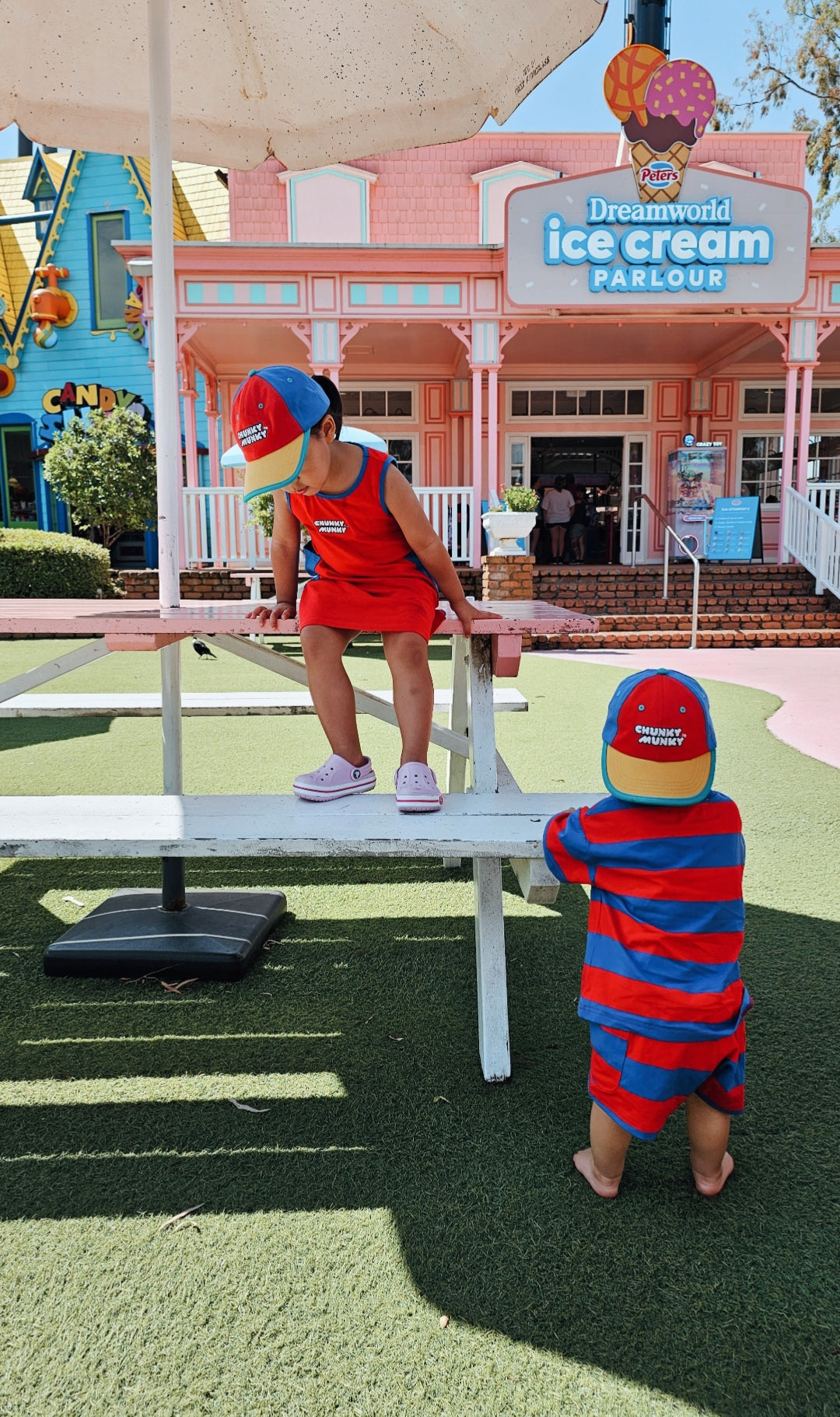 RASCAL ワイドストライプ ショーツ