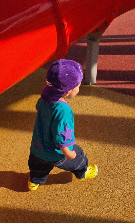 OFFICIAL COLOUR REBEL BASEBALL CAP - PURPLE CORDUROY