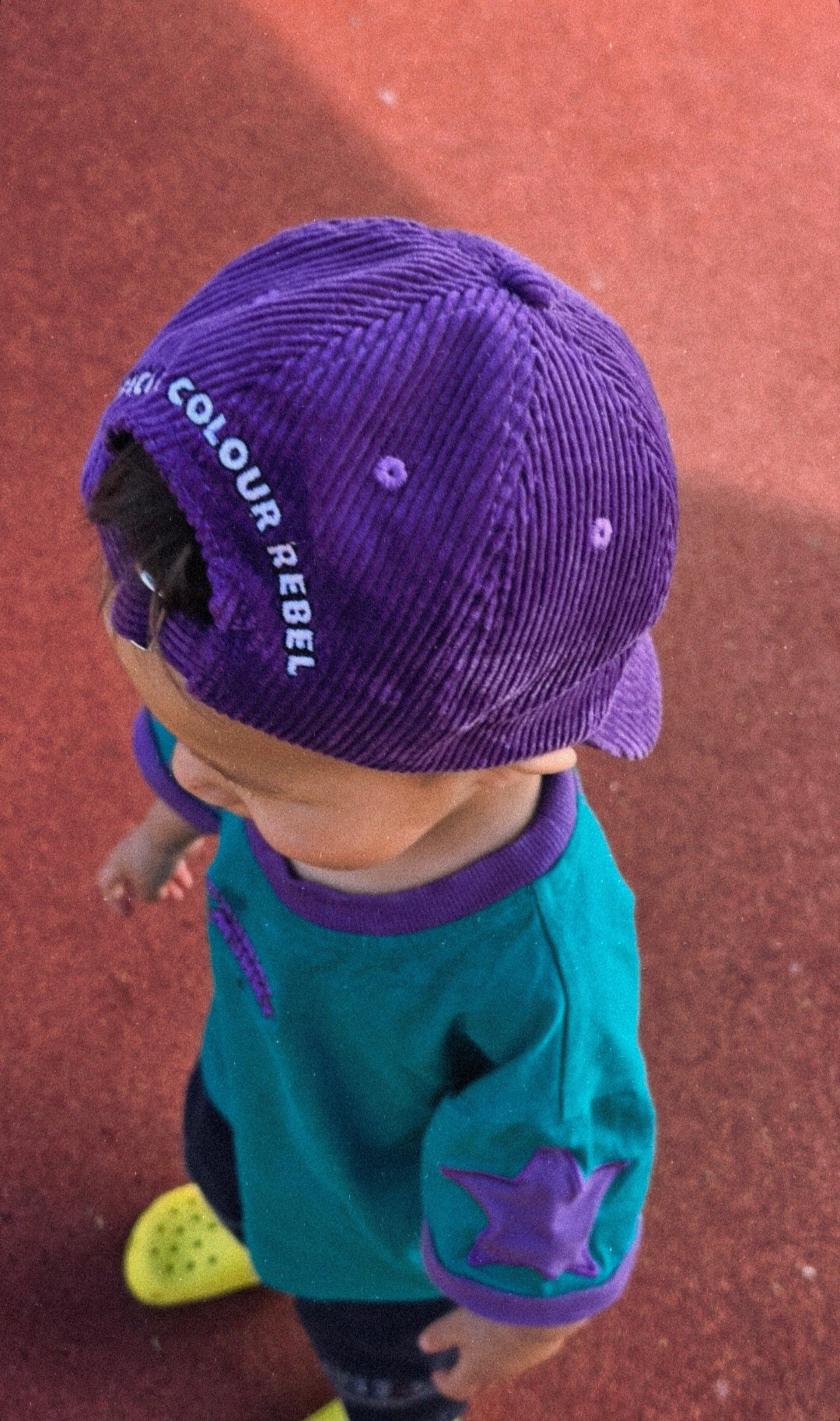 OFFICIAL COLOUR REBEL BASEBALL CAP - PURPLE CORDUROY