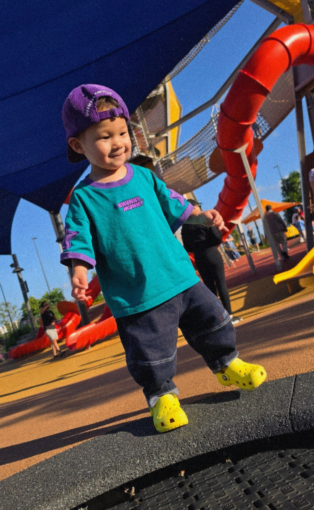 OFFICIAL COLOUR REBEL BASEBALL CAP - PURPLE CORDUROY
