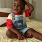 MINI-MENACE DENIM OVERALLS
