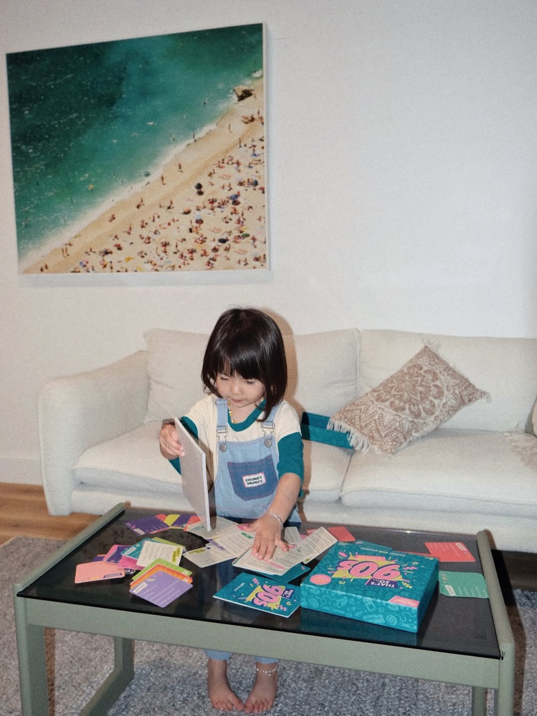 MINI-MENACE DENIM OVERALLS