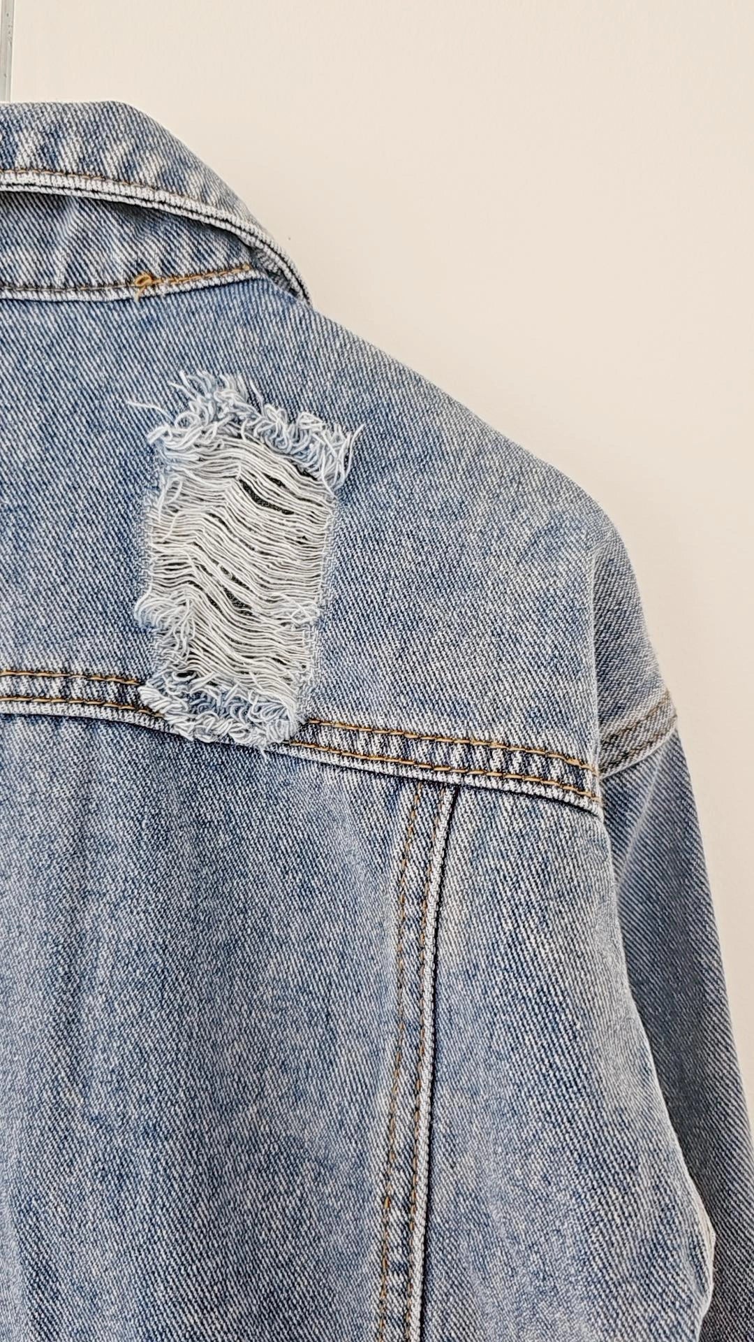 THE ORIGINAL DISTRESSED DENIM JACKET