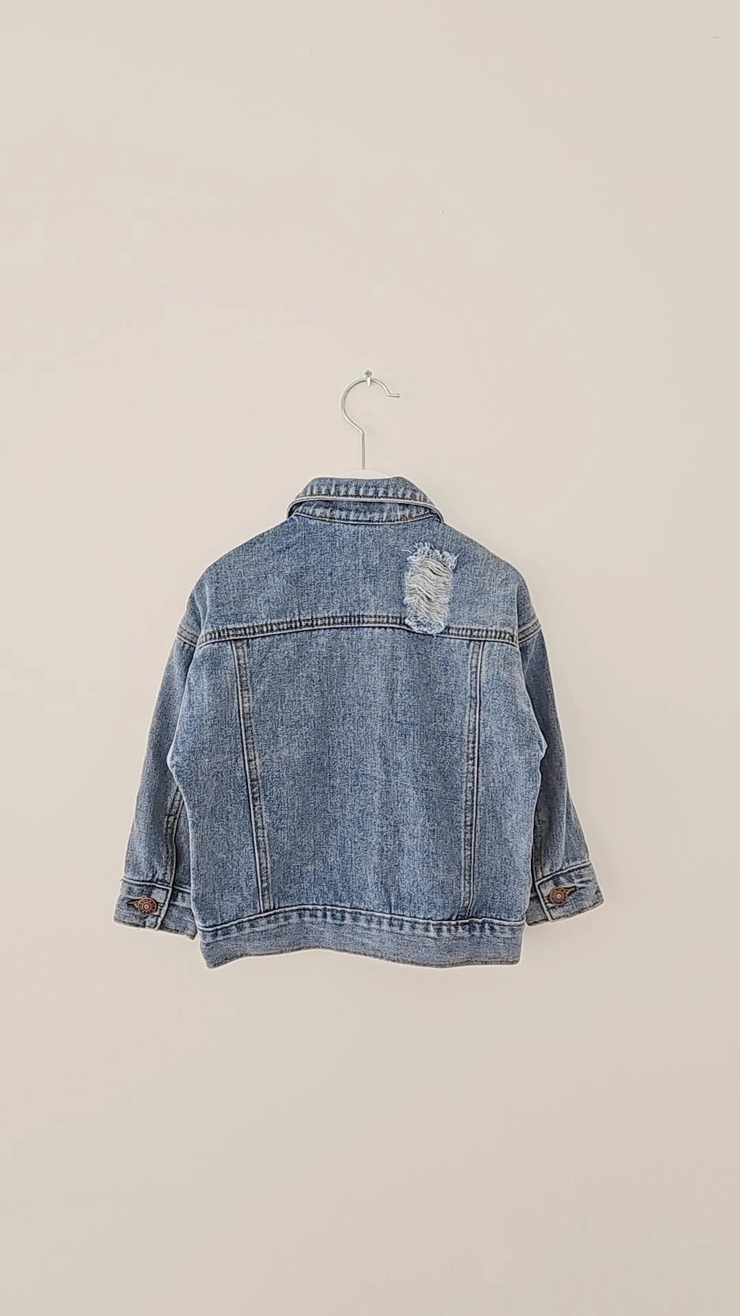 THE ORIGINAL DISTRESSED DENIM JACKET