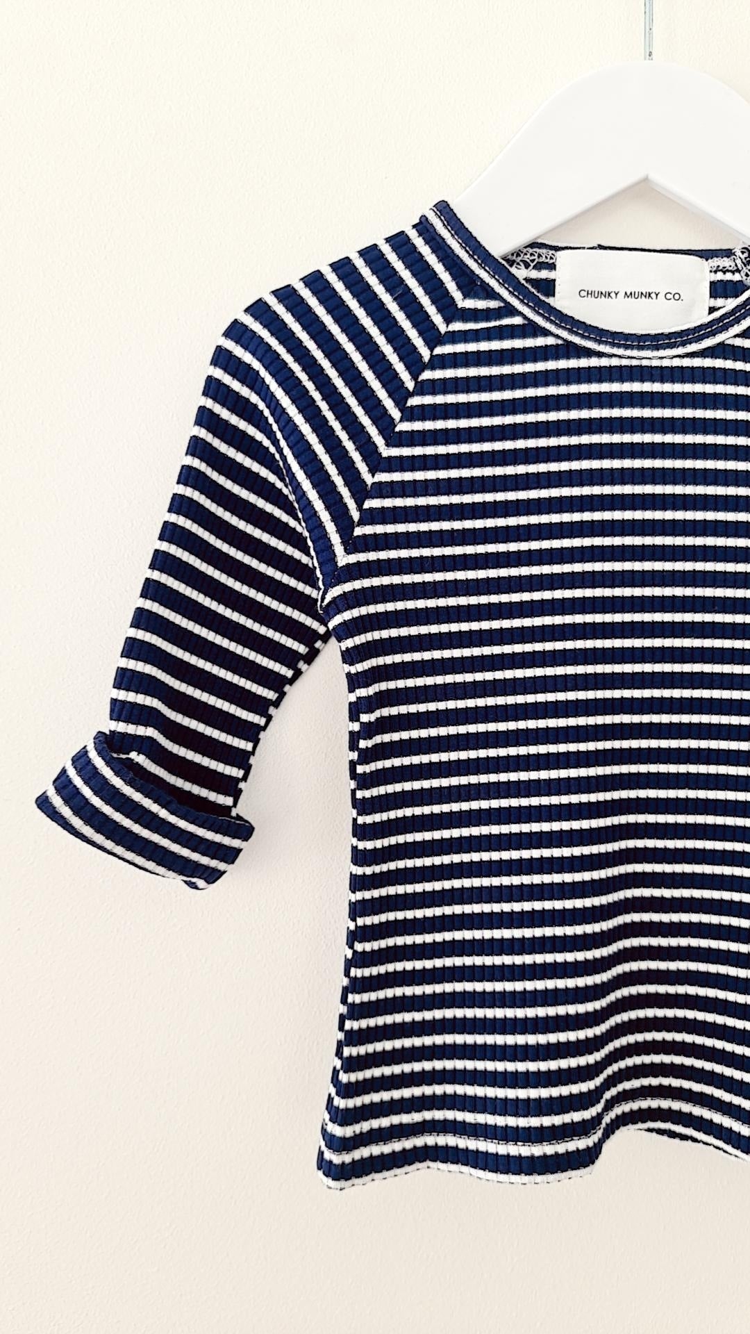 NORDIC NAVY STRIPE KNIT SET