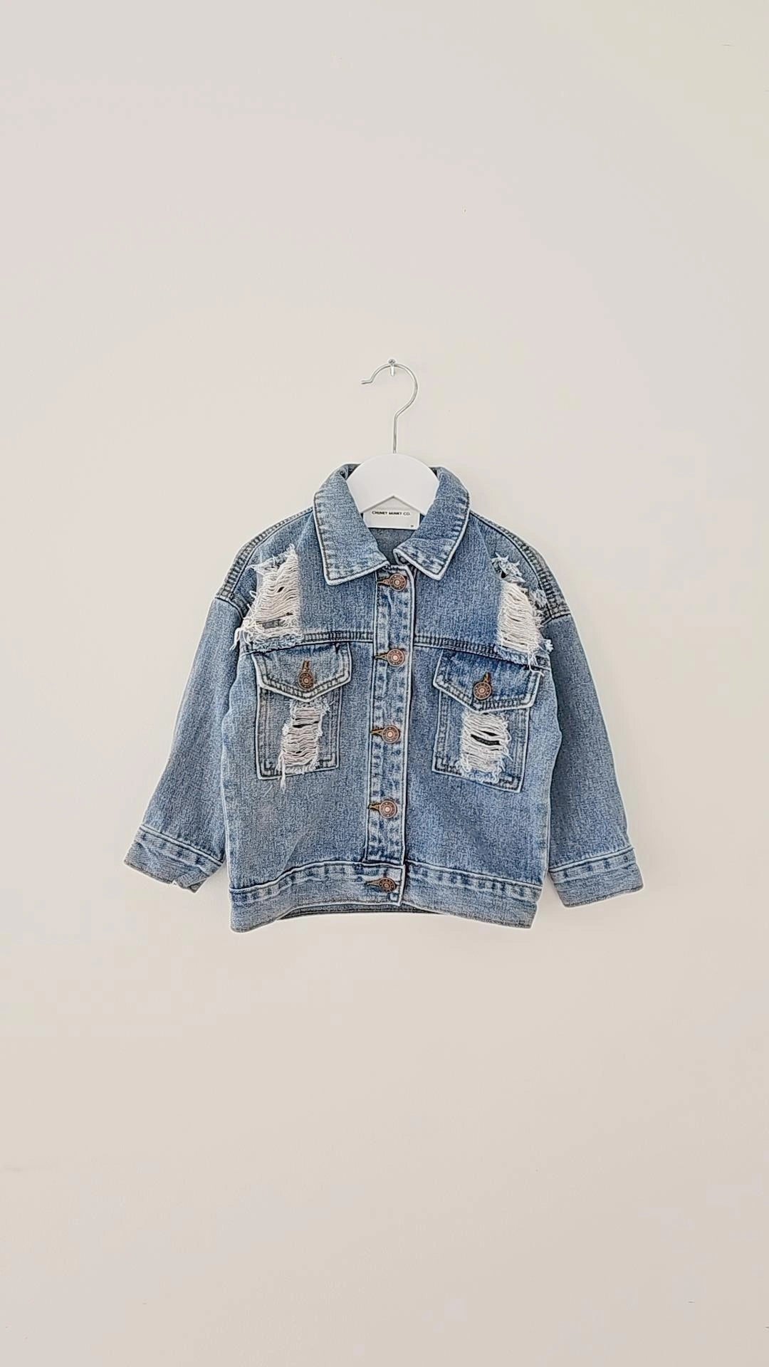 THE ORIGINAL DISTRESSED DENIM JACKET