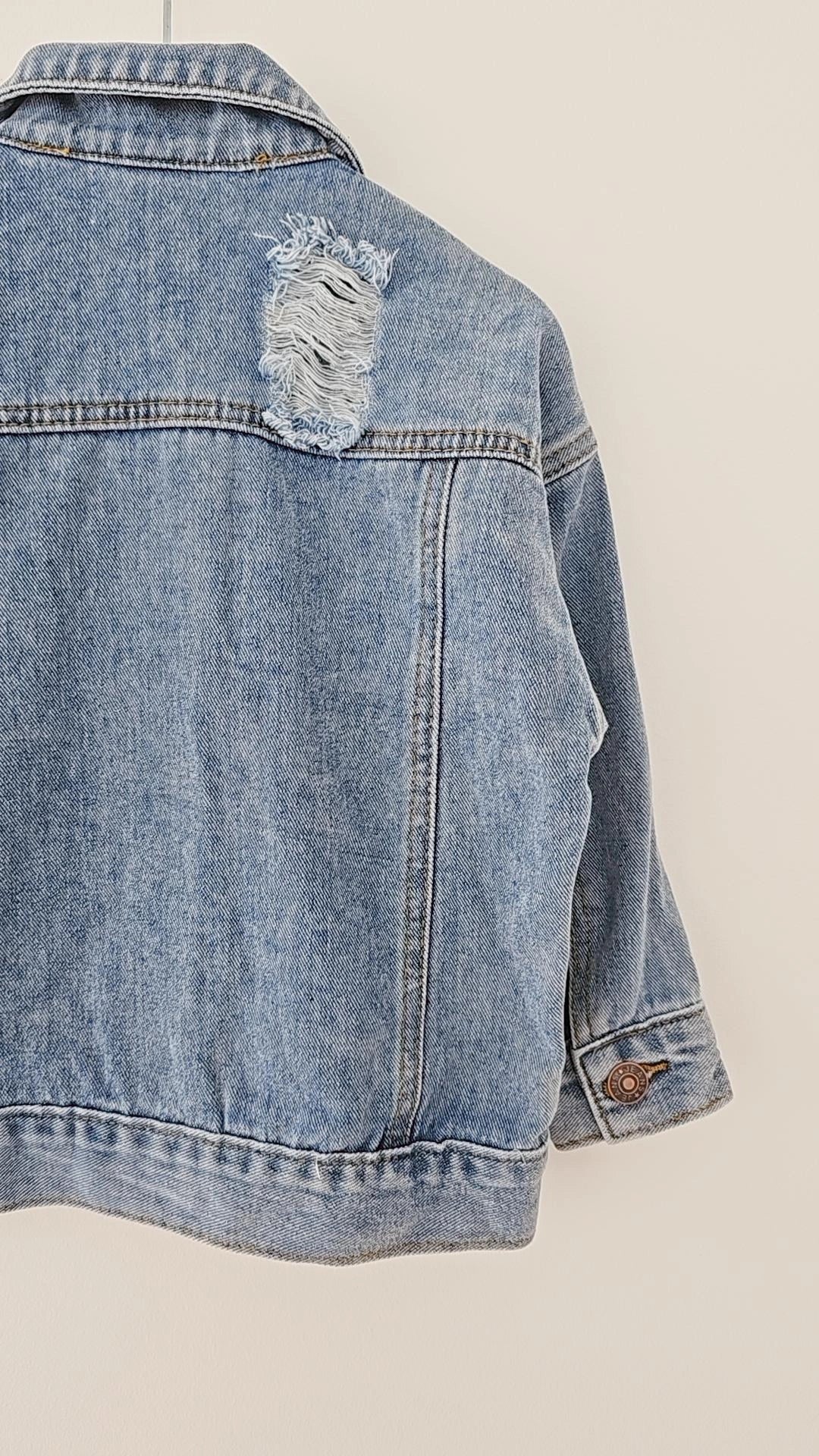 THE ORIGINAL DISTRESSED DENIM JACKET