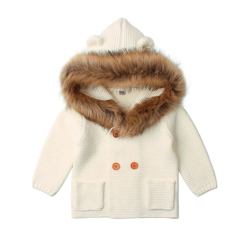 Baby Bear Knit Coat - Chunky Munky Co.