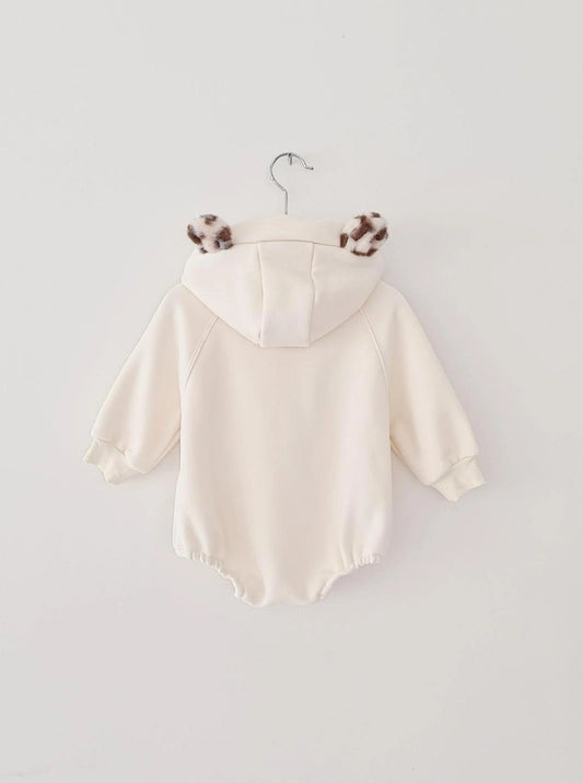 RAGLAN BEAR ROMPER