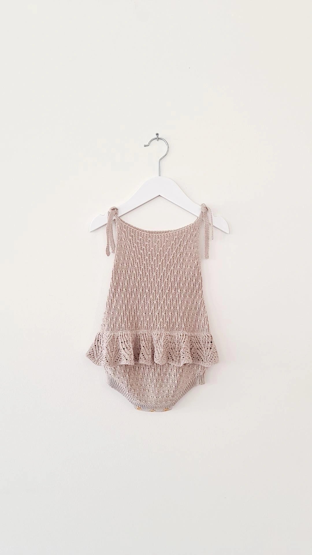 BOWIE KNIT ROMPER