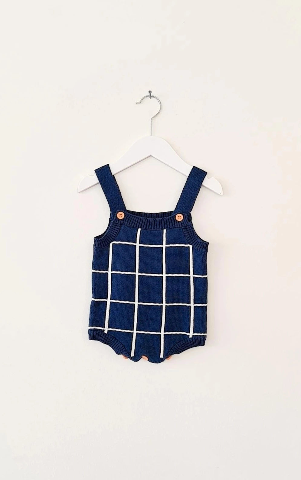 Geometric Knit Romper