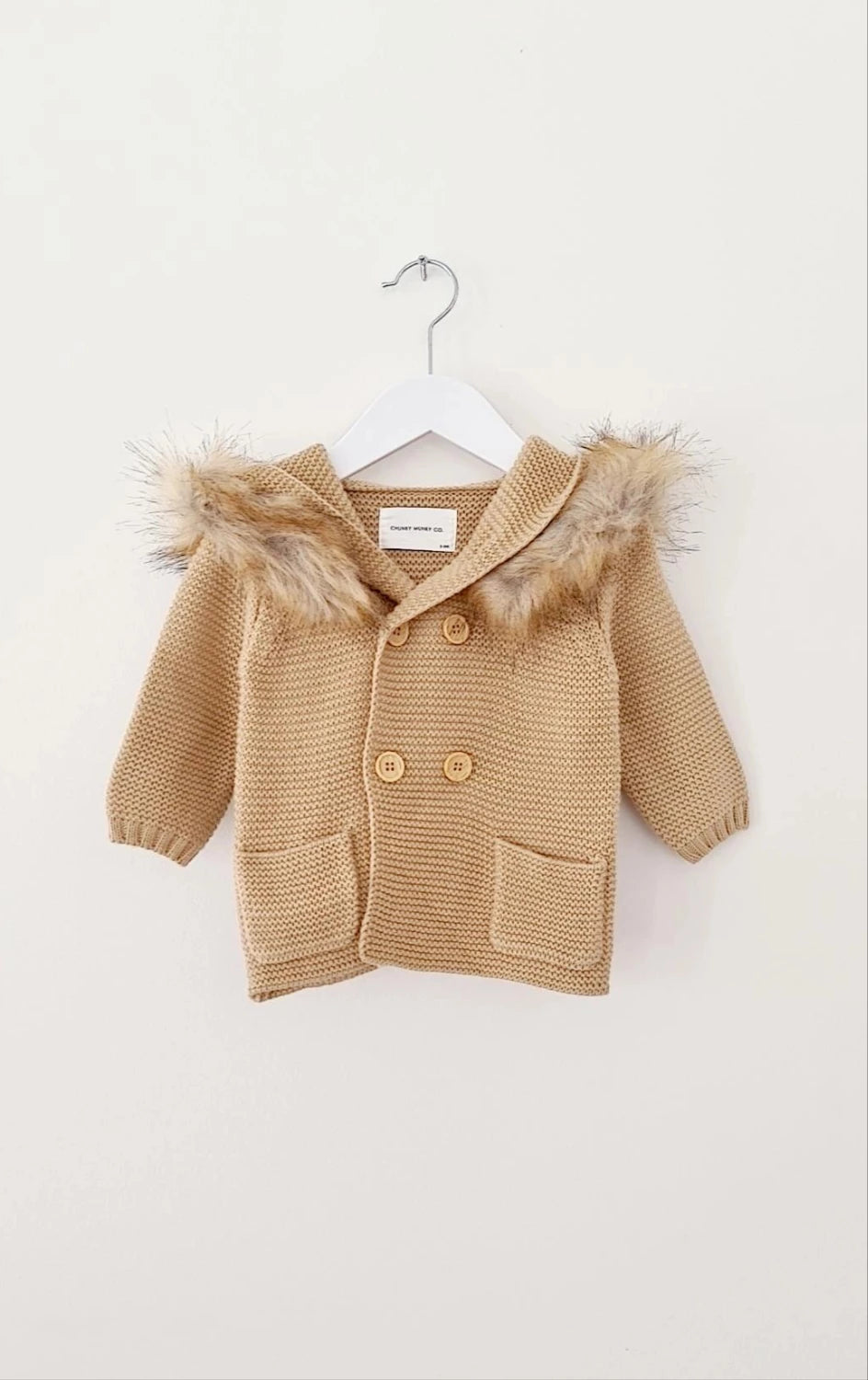 Baby Bear Knit Coat - Chunky Munky Co.