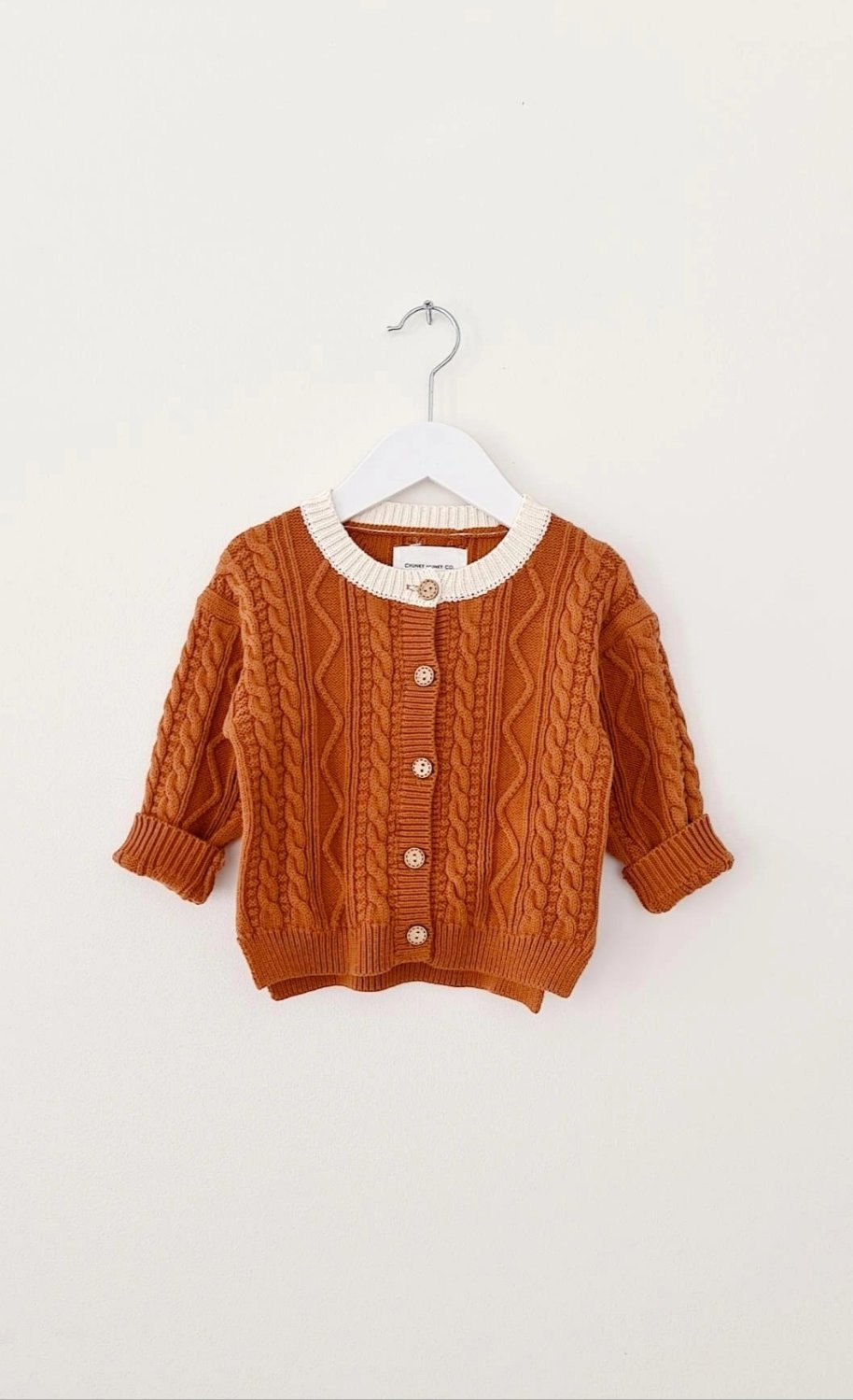 Colorado Cable Knit Baby Cardigan