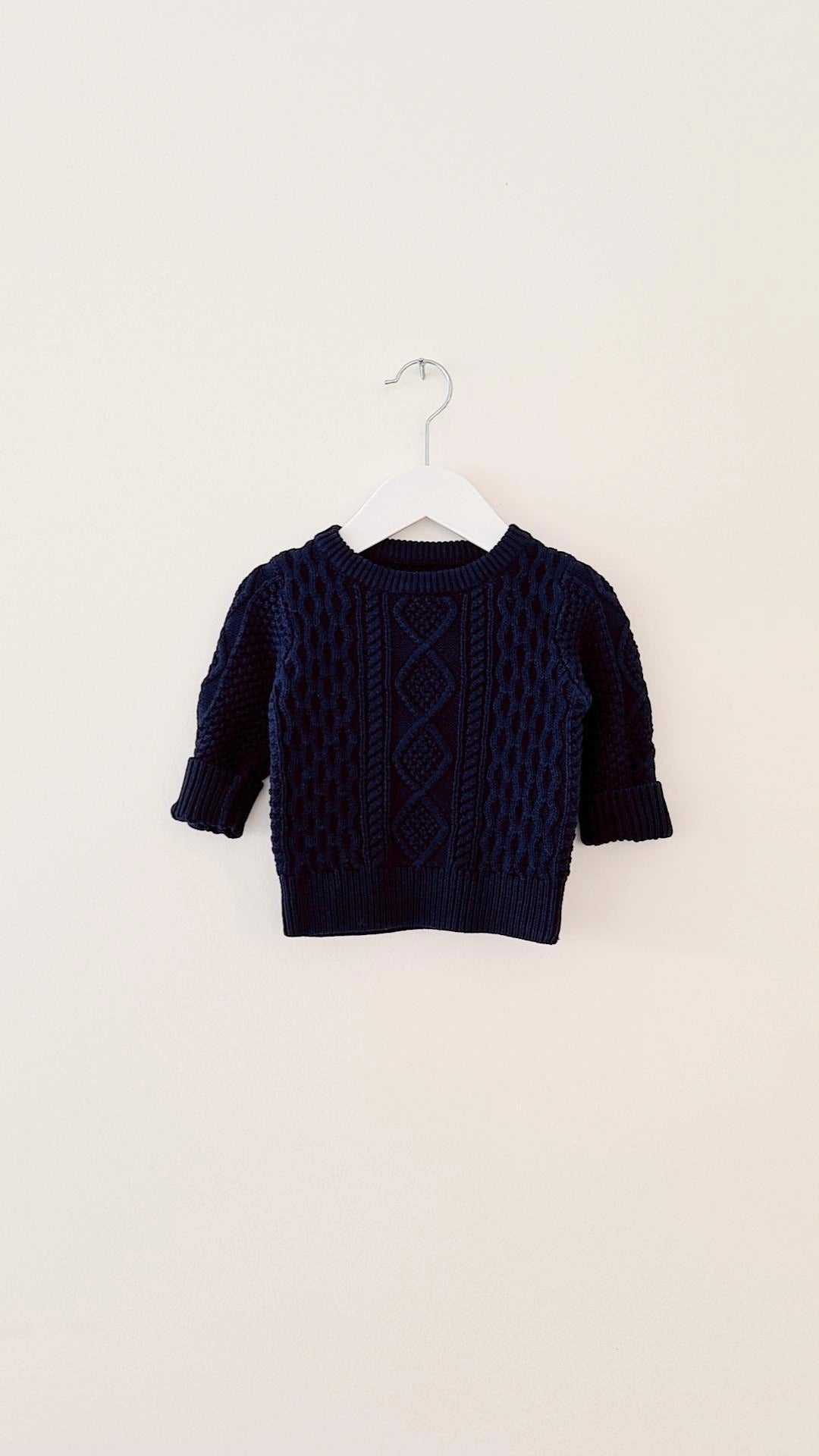 OSCAR CHUNKY KNIT SWEATER