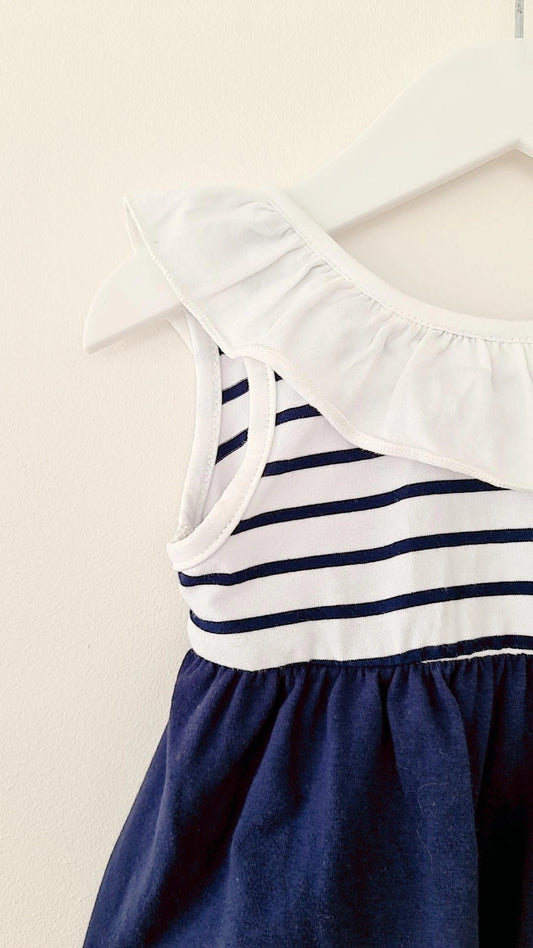 LAGO STRIPE DRESS