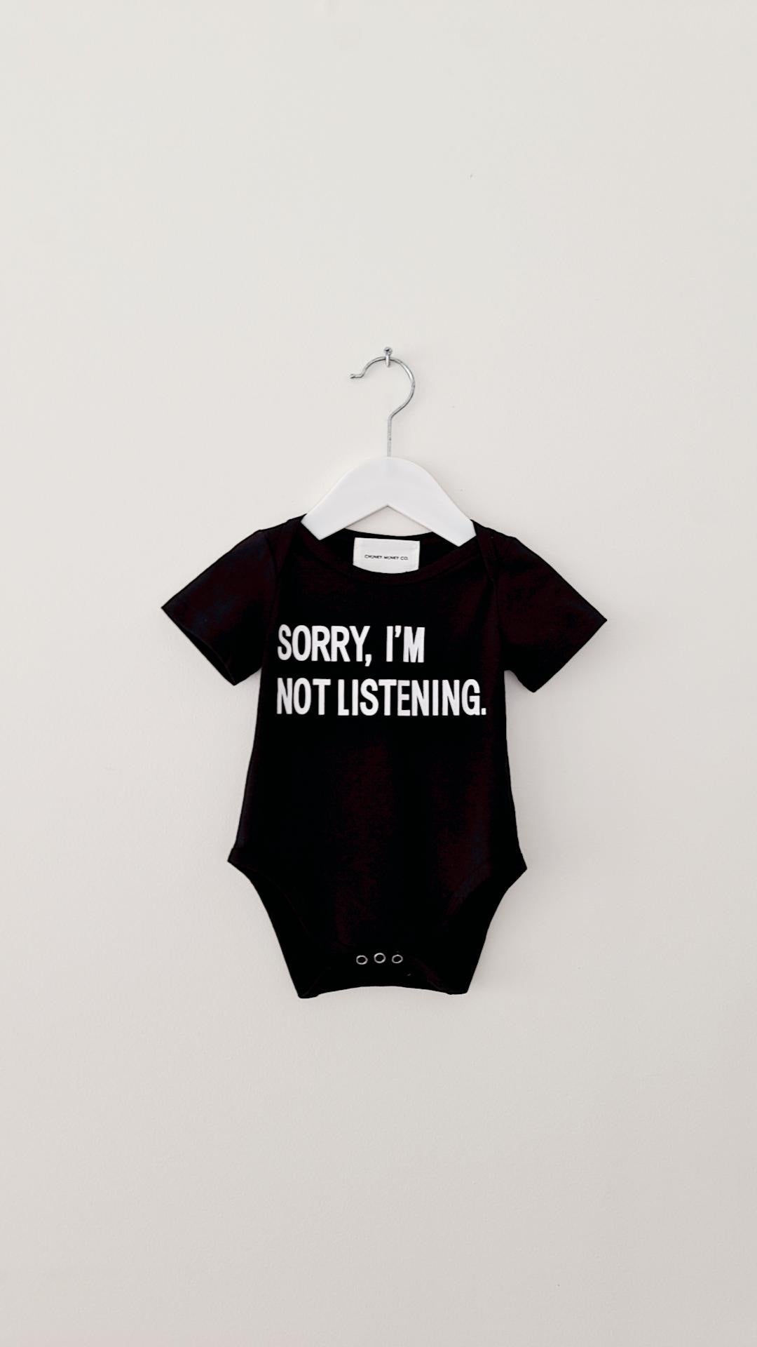 NOT LISTENING ROMPER