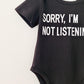NOT LISTENING ROMPER