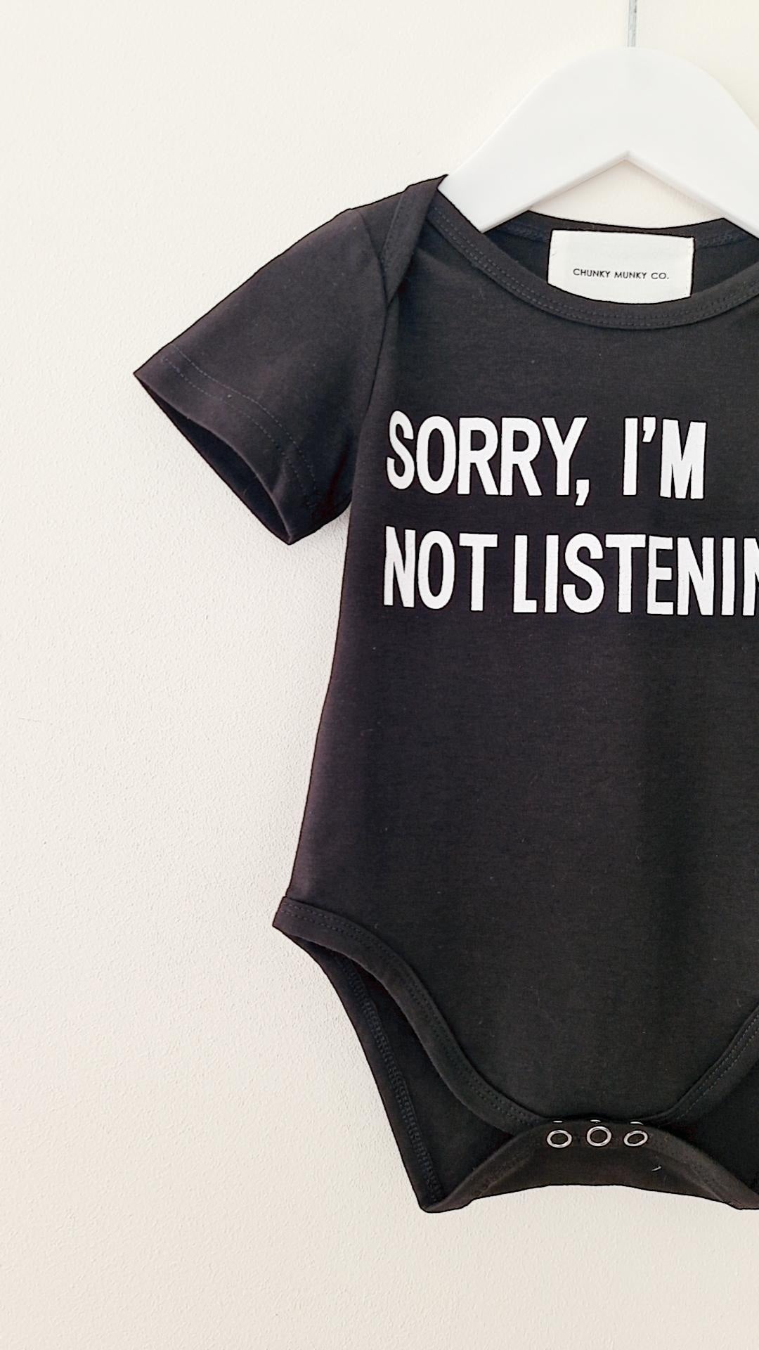 NOT LISTENING ROMPER