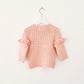 VERONA RUFFLE KNIT CARDIGAN