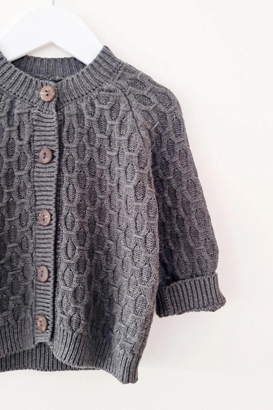 Plain Knit Cardigan