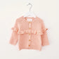 VERONA RUFFLE KNIT CARDIGAN